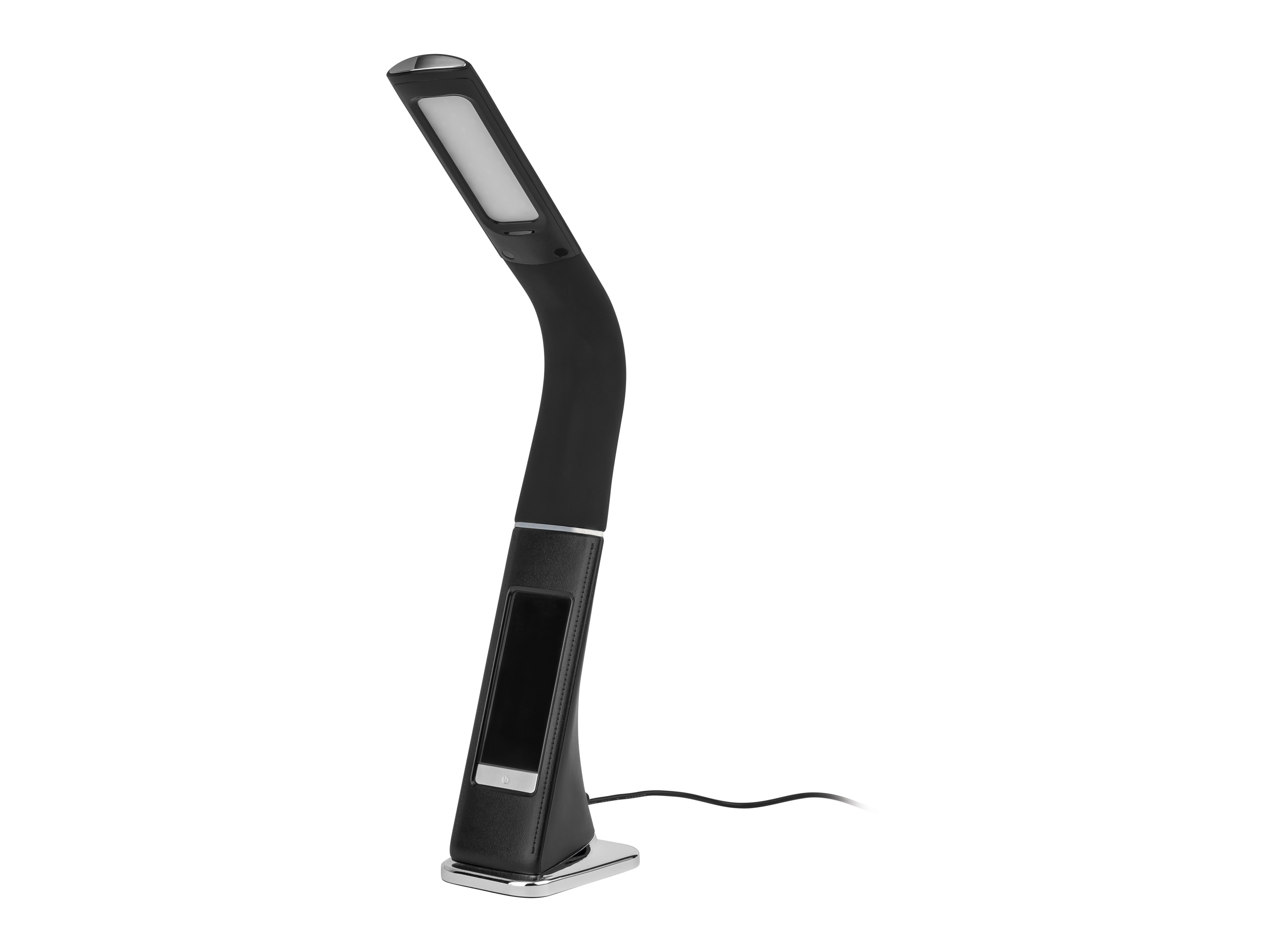 LIVARNO® Schreibtischleuchte mit integrierter Uhr/Anzeige (Schwarz) – Bild 4 von 4