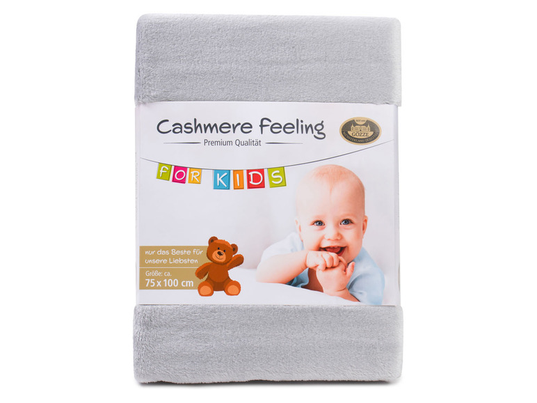 Kinder- und Baby-Kuscheldecke, Cashmere Feeling