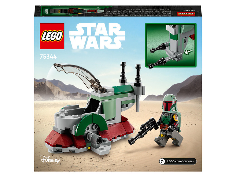 Gehe zu Vollbildansicht: LEGO® Star Wars 75344 »Boba Fetts Starship™ – Microfighter« - Bild 9