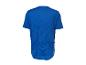 Blaues Herren-Radtrikot mit kurzen Ärmeln und Rückentaschen