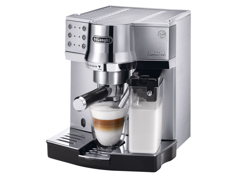 »EC850.M«, 1 l Delonghi Espresso-Kaffeemaschine Edelstahl