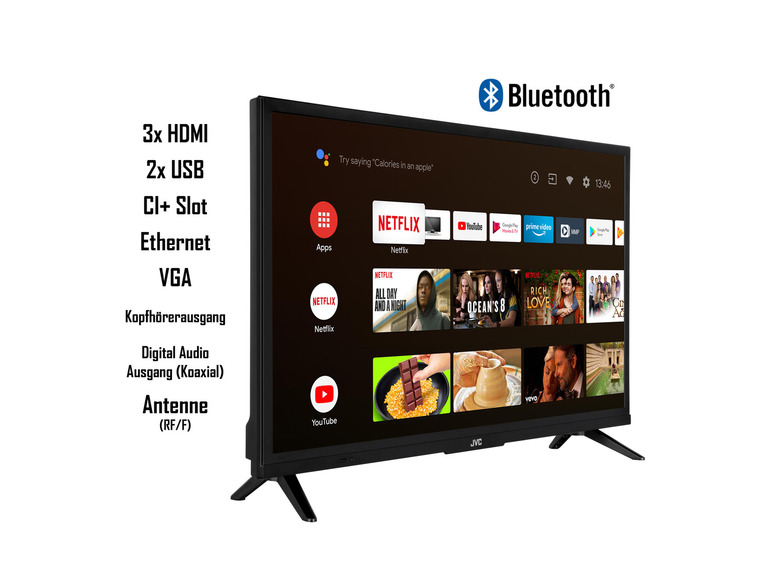 Gehe zu Vollbildansicht: JVC Fernseher »LT-VAH3255« Android Smart TV HD-Ready - Bild 9
