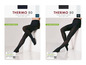 Thermo 80 schwarze Strumpfhosen, blickdicht und matt, umweltfreundliche Produktion.