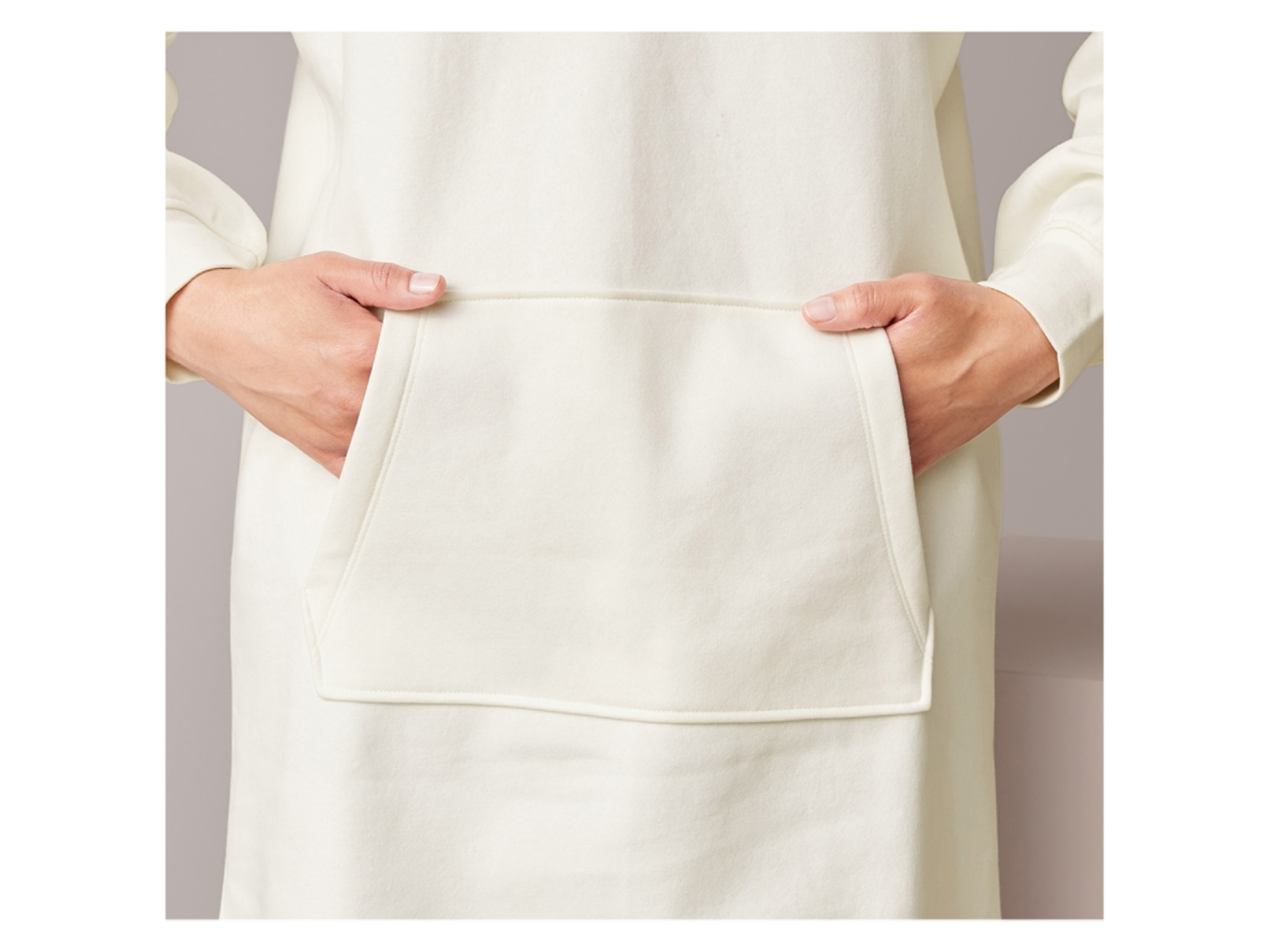 Thumbnail - esmara® Damen Sweatkleid (Weiß, XS(32/34))