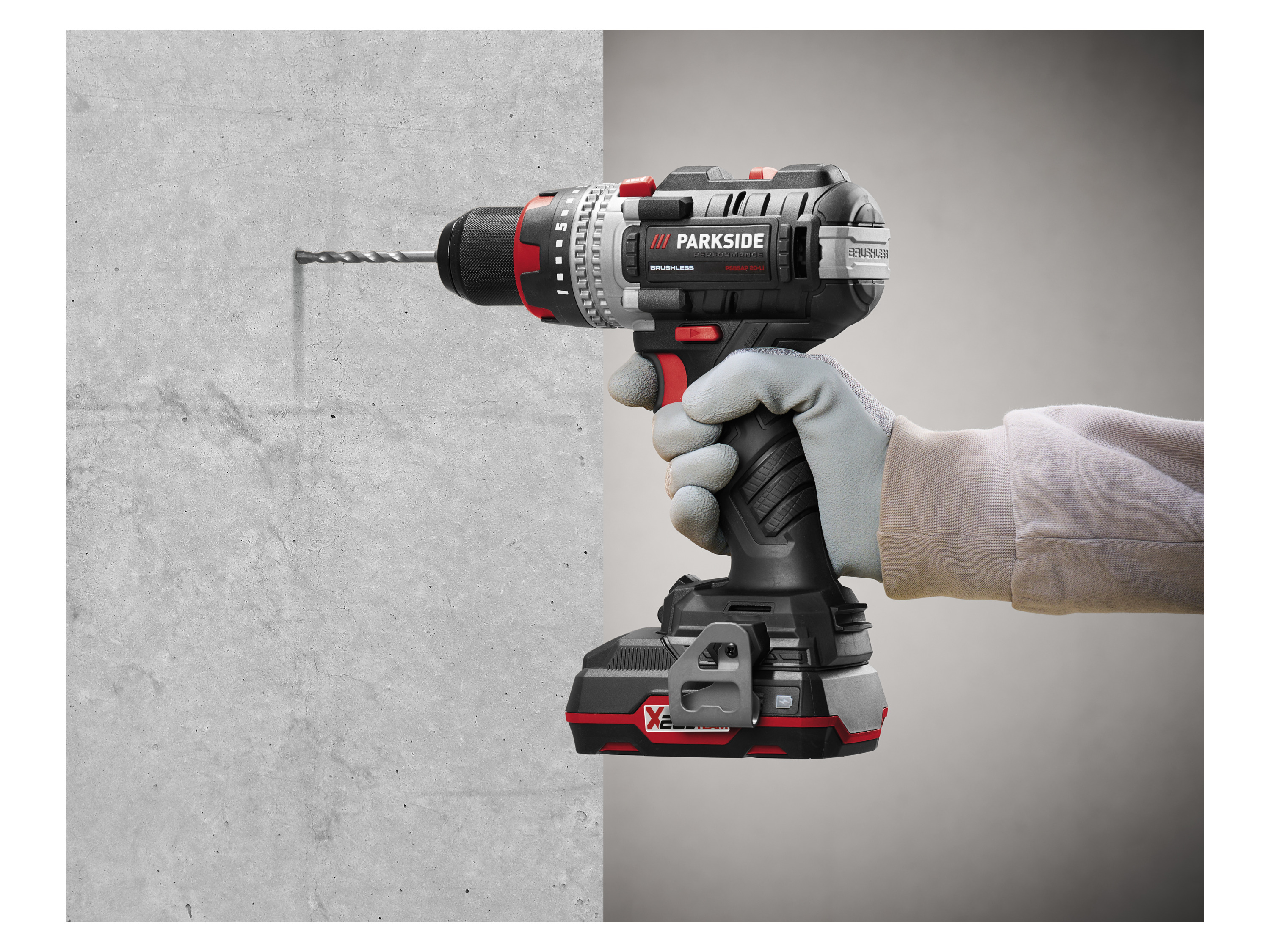 Thumbnail - PARKSIDE PERFORMANCE® 20 V Akku-Schlagbohrschrauber-Set »PSBSAP 20-Li D4«, mit Akku- und Ladegerät