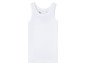 Ein weißes Tanktop für Herren der Marke 'Sloggi'.