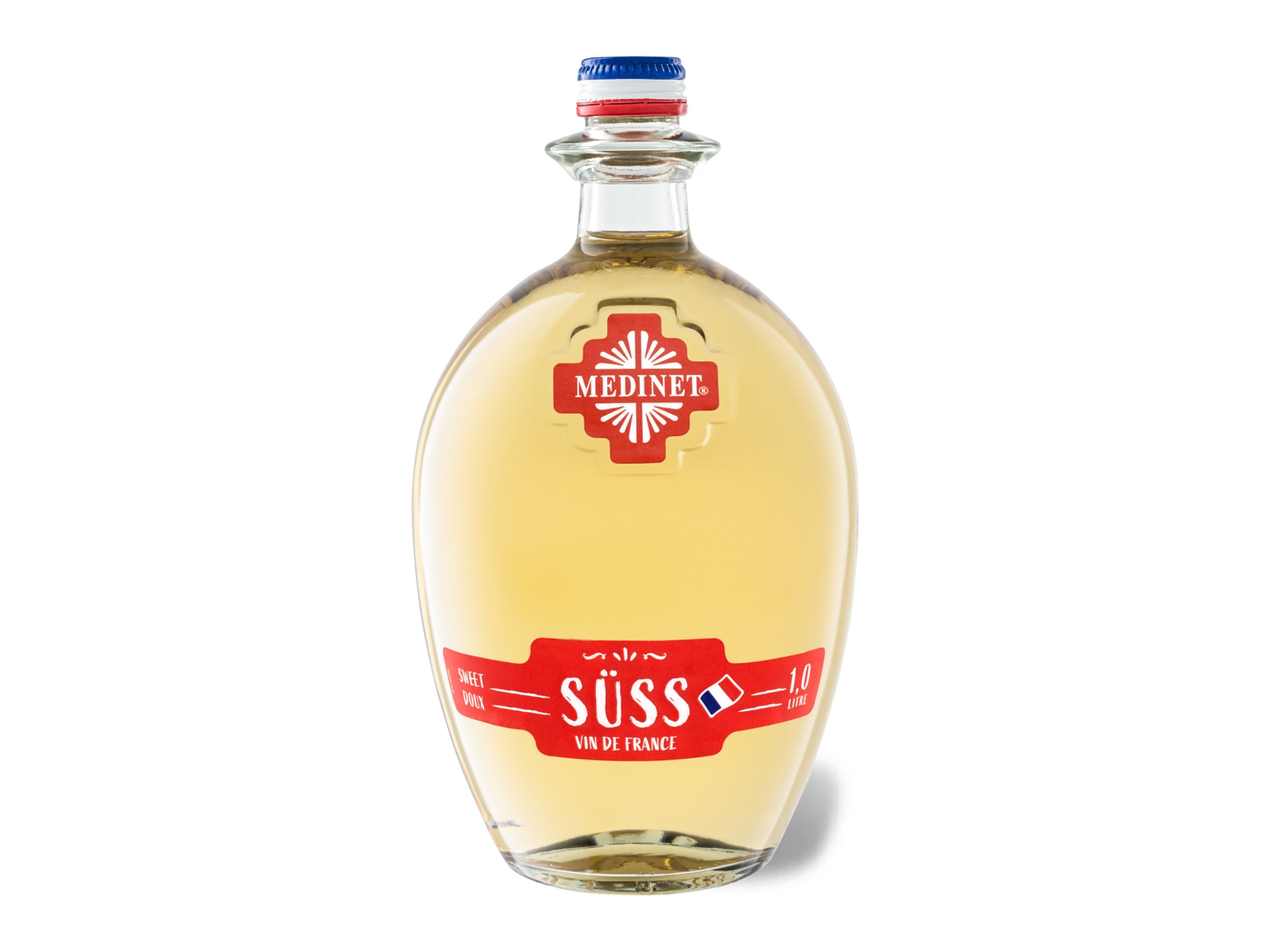 Medinet fruchtig-süß, Literflasche, Weißwein | 04001432046235