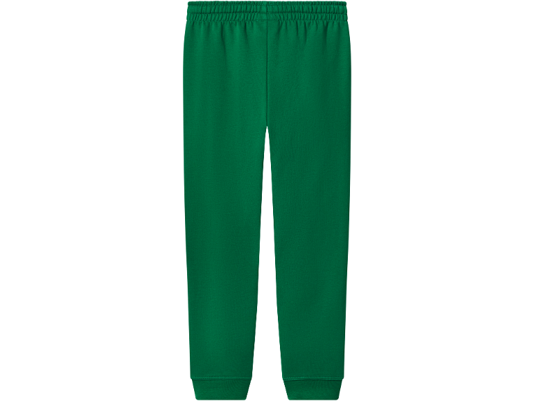 Grüne Jogginghose mit elastischem Bund und Bündchen.