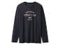 Dunkles Langarm-T-Shirt mit dem Aufdruck „SUPERIOR URBAN BRAND ORIGINALS 1978“.