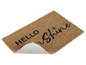 Eine Fußmatte mit dem Schriftzug 'Hello Sunshine'.