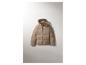 ESMARA® Damen Premium-Daunensteppjacke mit Kapuze in Braun.
