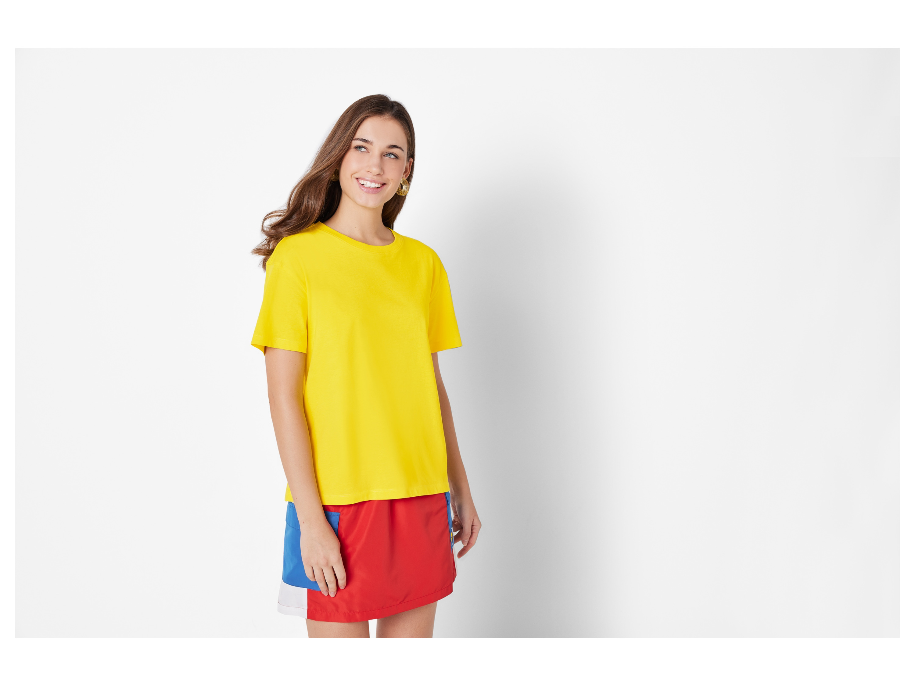 ESMARA® Damen T-Shirt Lidl (Gelb, S(36/38)) – Bild 2 von 4