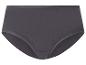 Dunkelgrauer Damen-Slip mit hoher Taille.