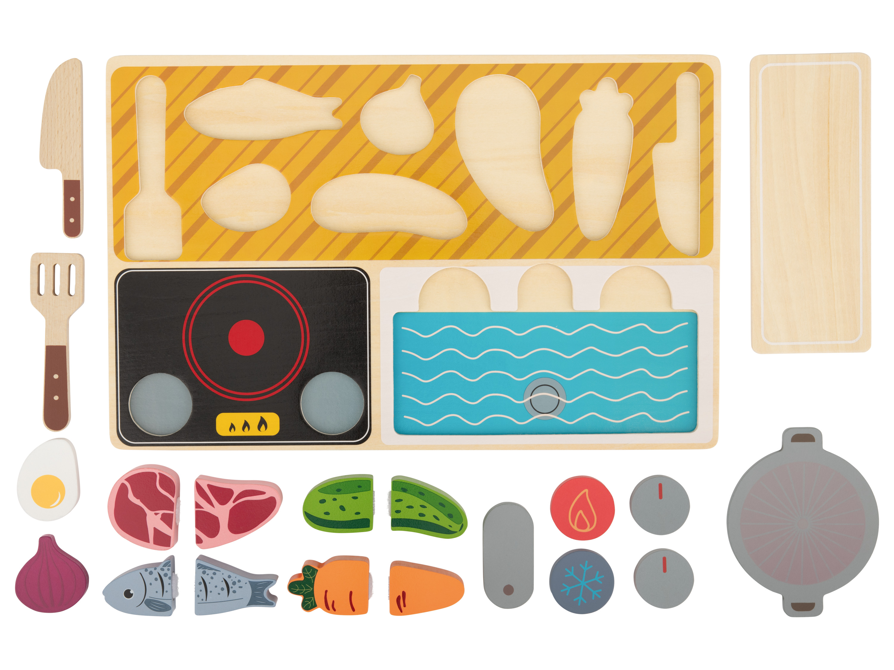 Thumbnail - lupilu® Rollenspiel-Puzzle (Kochset)