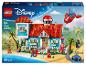 LEGO Disney Lilo und Stitch Strandhaus-Set mit Minifiguren und Stitchs Raumschiff.