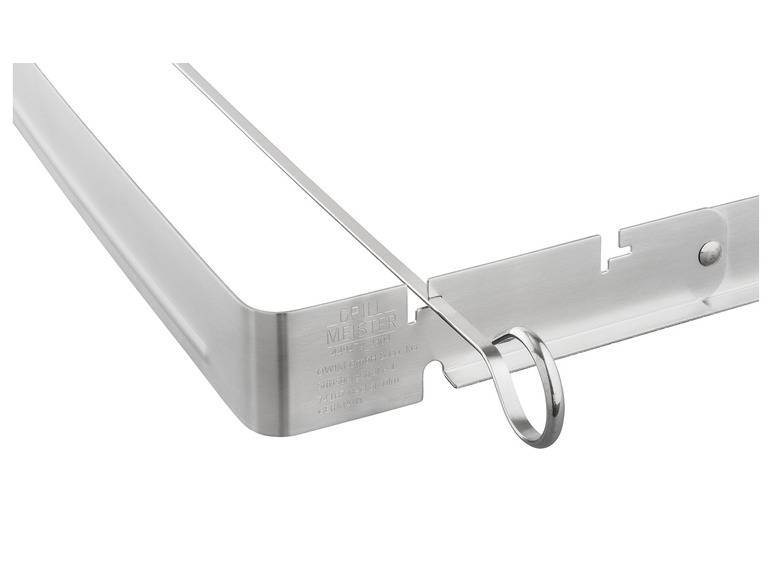 Grillmeister Edelstahl Grillrost mit Haken