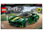 LEGO Speed Champions Set mit einem grünen Lotus Evija Sportwagen.