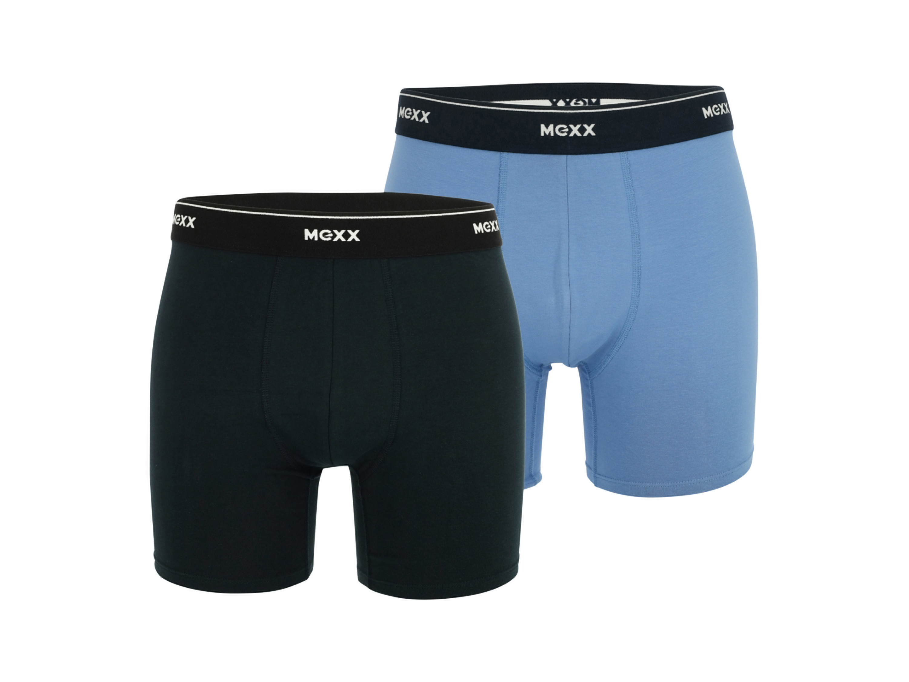 MEXX Herren Boxershorts, 2 Stück (navy/blau, XL)