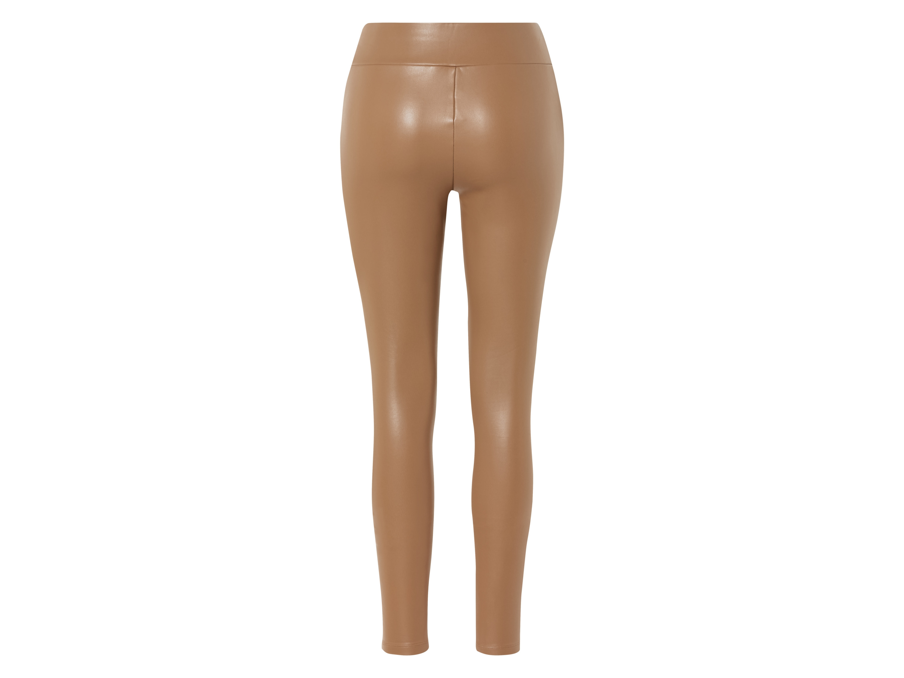 Thumbnail - esmara® Damen Leggings Lederoptik (Braun, 44)