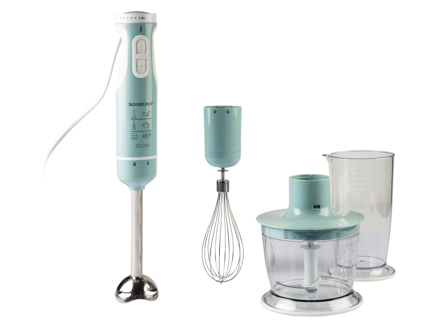 SILVERCREST® Stabmixer Set SSMS 600 D4 LIDL