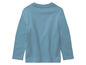 Ein hellblaues Langarmshirt.