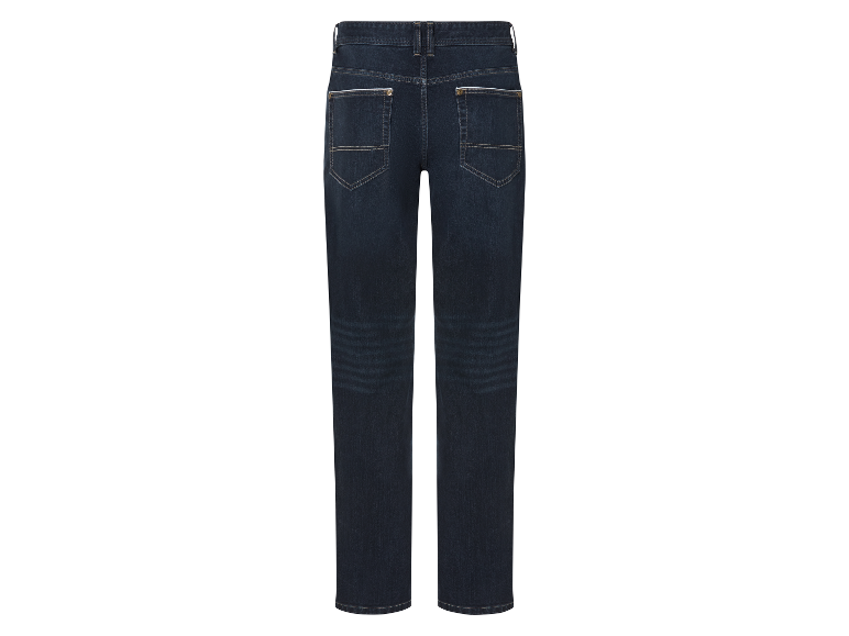 Blaue Jeans von hinten.