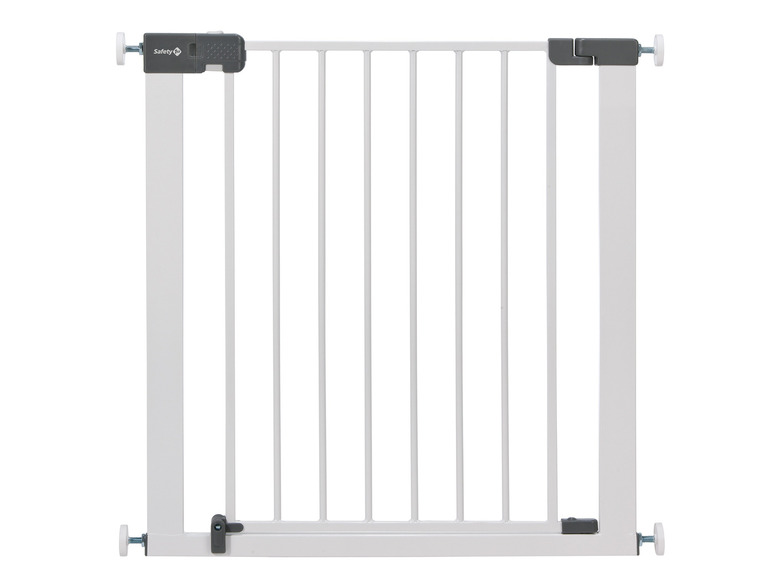 Ein weißes Sicherheitsgitter von Safety 1st