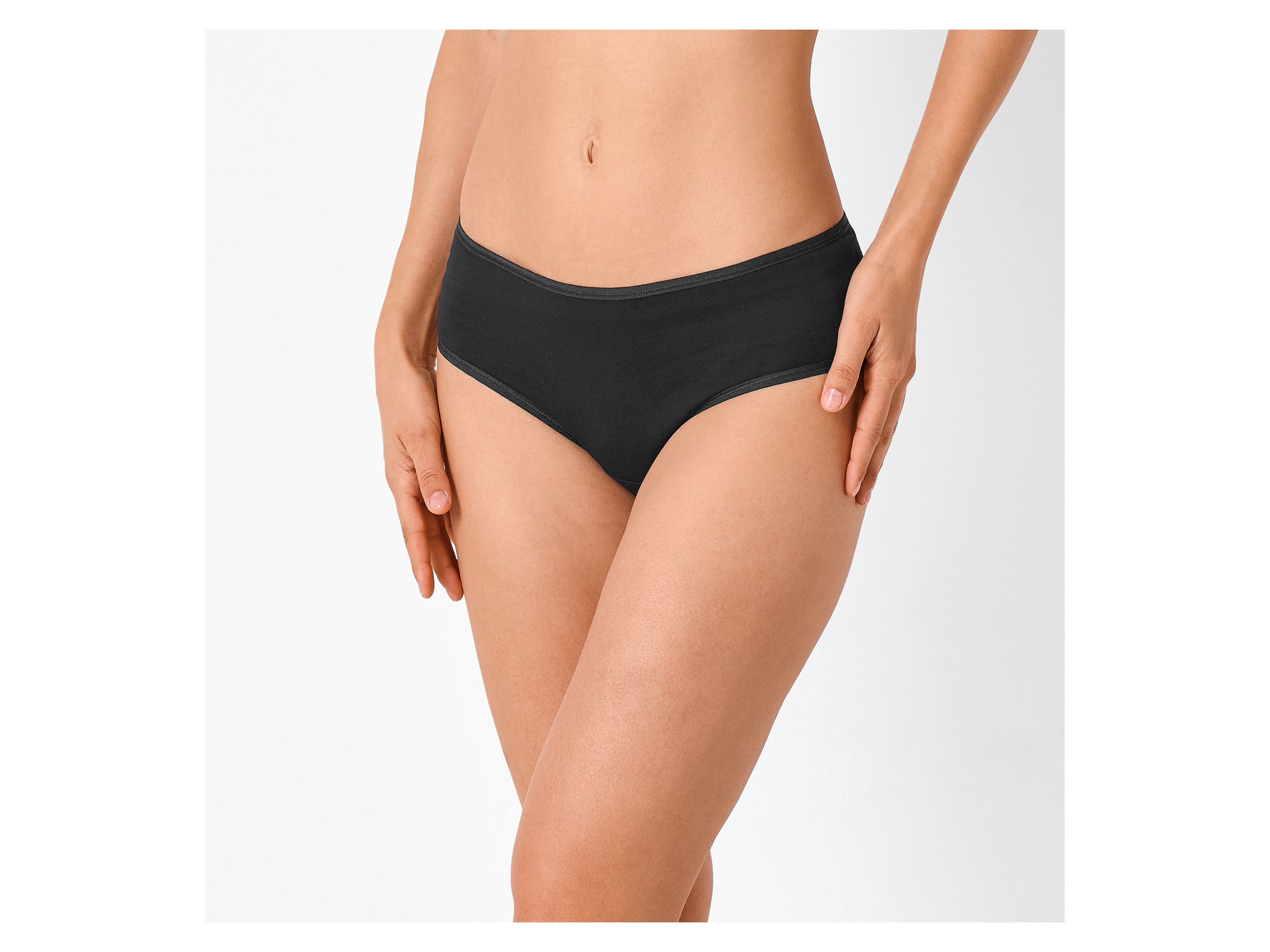 Thumbnail - esmara® Damen Hipster, 3 Stück (Schwarz, XS(32/34))