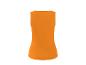 Damen-Basic-Tanktop in Orange, Rückansicht.