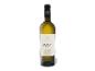 Flasche Weißwein Pinot Grigio aus der Region Apulien, mit einem weißen und goldenen Etikett.