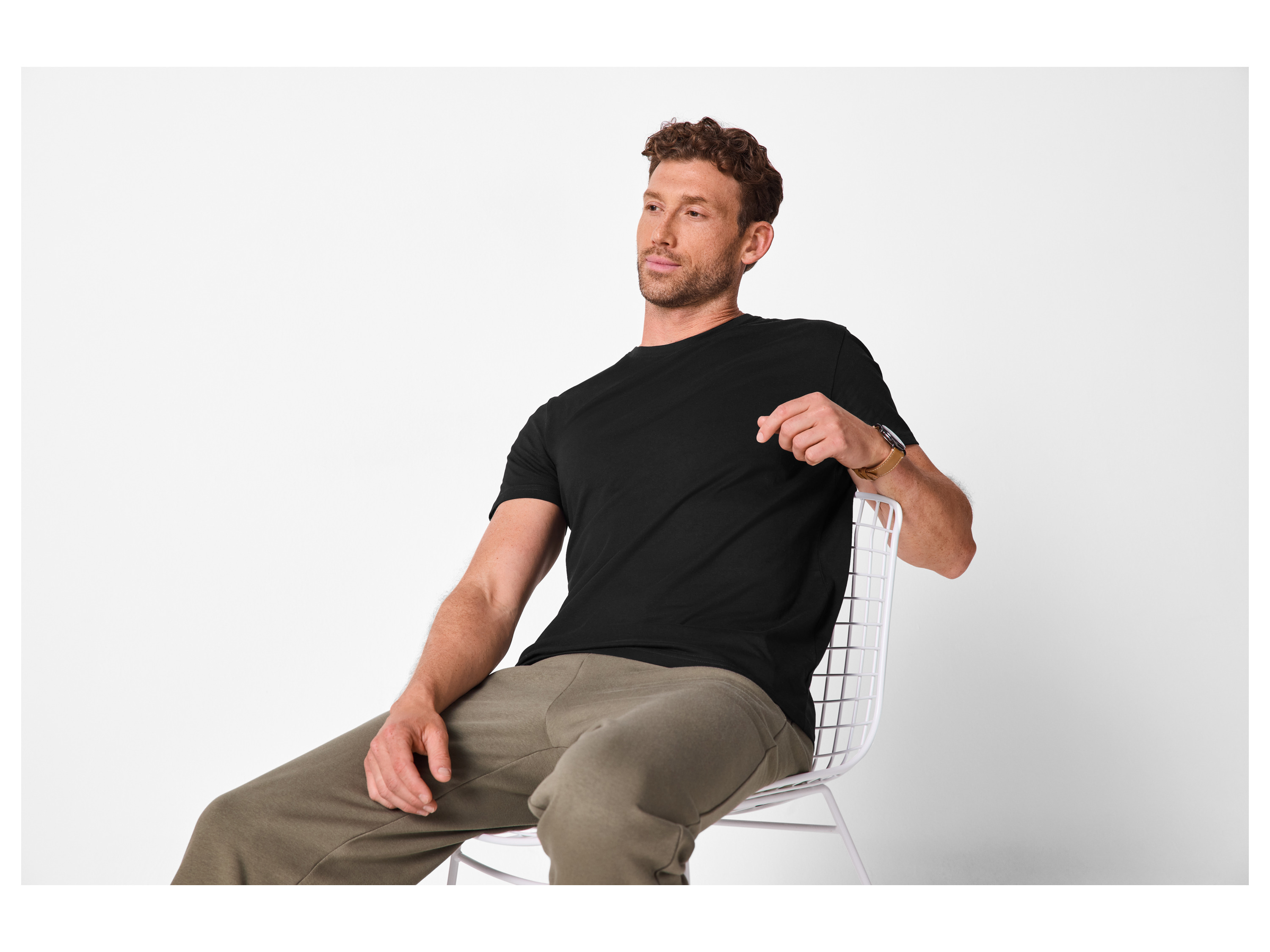 Thumbnail - esmara Men Herren T-Shirt (Schwarz, S(44/46))