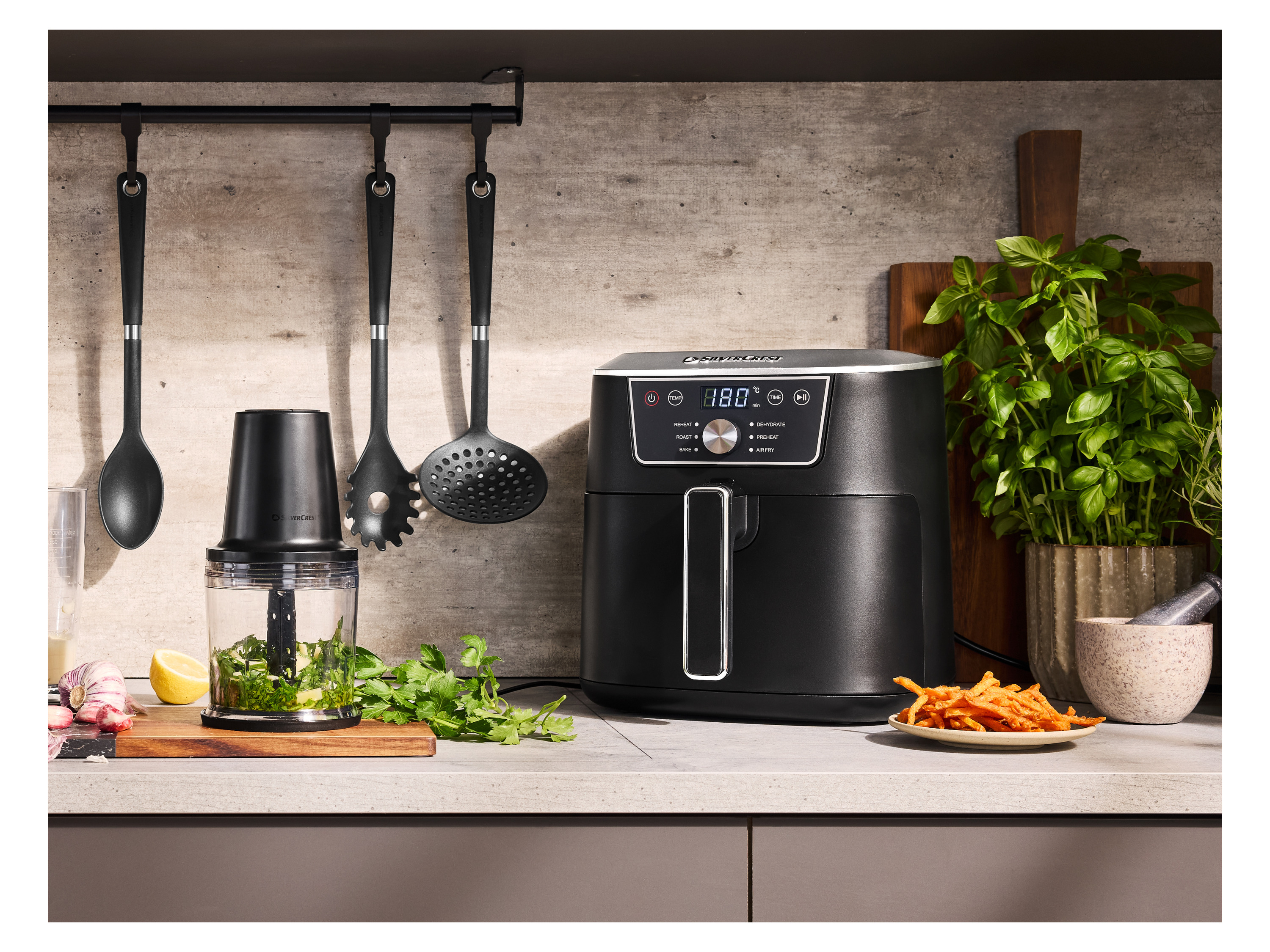 Thumbnail - SILVERCREST® Heißluftfritteuse 6,7 L »SHFD 2150 B1«