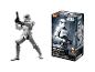 Stormtrooper-Figur mit Gewehr und Modellbausatz-Box mit 89 Teilen.