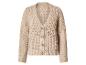 Beiger Strickcardigan mit Knöpfen