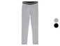 Graue Leggings mit schwarzem Band