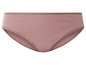 Ein Paar rosafarbene Baumwoll-Unterhosen.