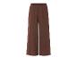 Braune, weite Hose mit elastischem Bund.
