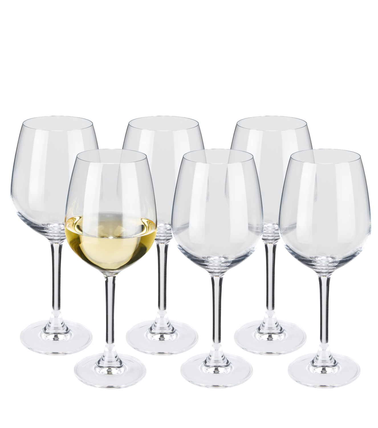 SILVERCREST® Sektgläser / Weißweingläser / Wassergläser / Rotweingläser, 6-teilig (Weißweinglas) – Bild 3 von 4