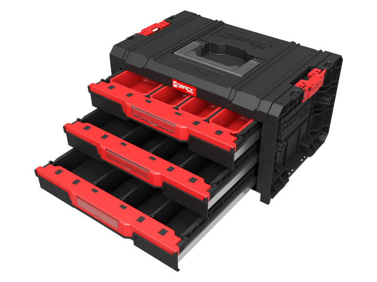 Gehe zu Vollbildansicht: Qbrick System 3-Schubladen-Werkzeugkasten »PRO Drawer 3 toolbox« - Bild 3