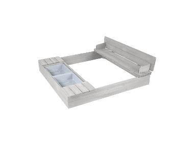 roba Sandkasten, aufklappbare Sitzbank + Spielwannen