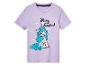 Lilafarbenes T-Shirt mit Einhorn-Motiv und dem Spruch 'Stay Cute!'