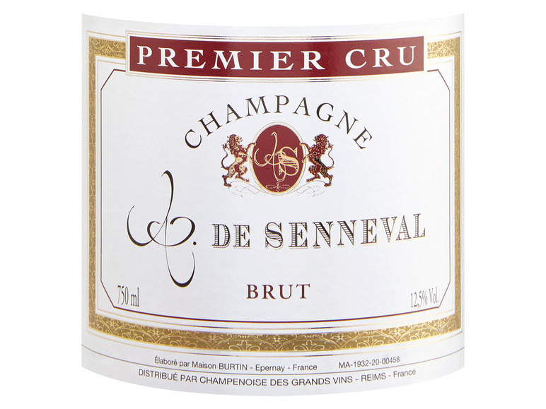 Gehe zu Vollbildansicht: Comte de Senneval Premier Cru brut, Champagner 2011 - Bild 2