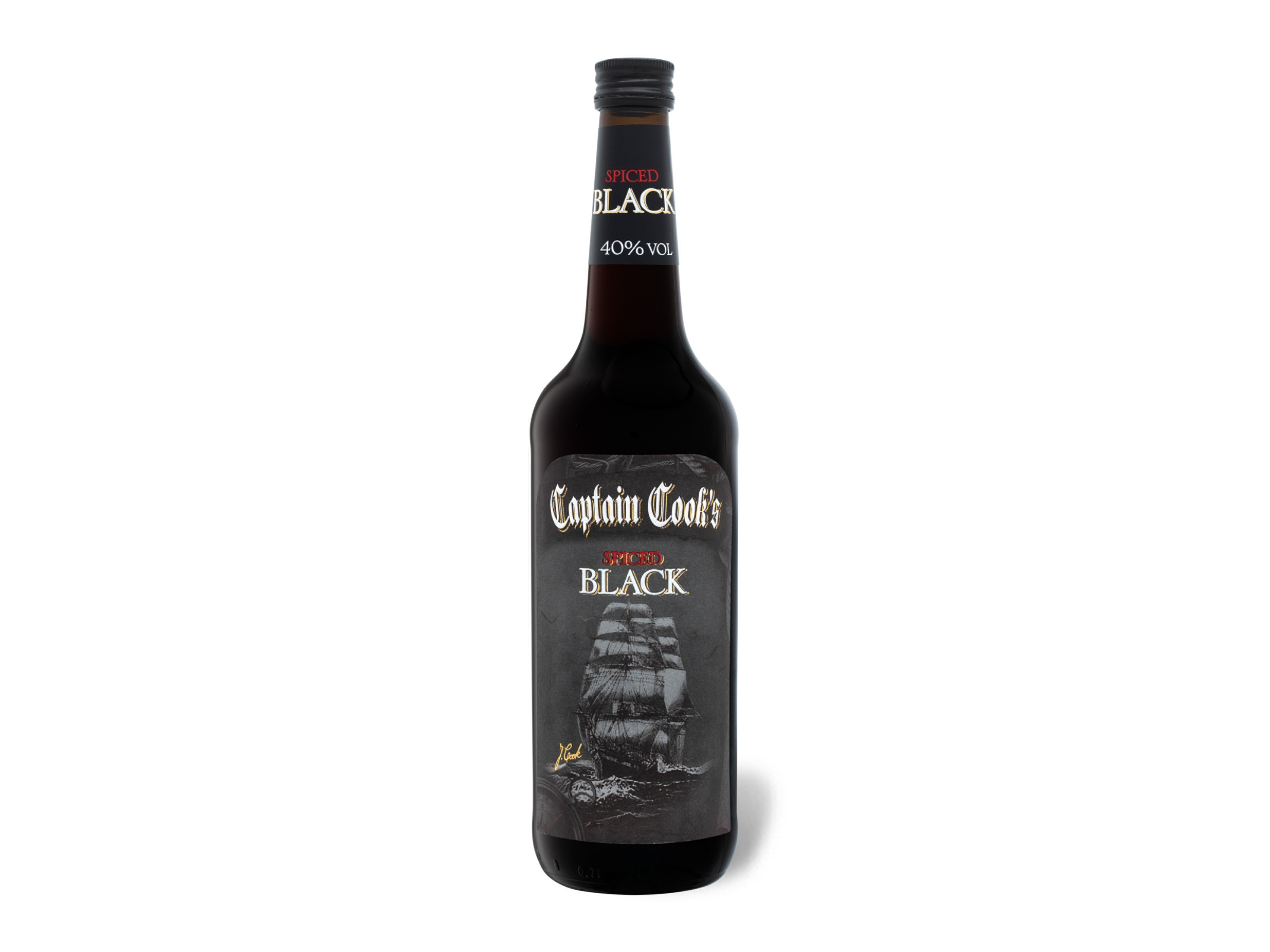 JAMES COOK Captain Cook’s Spiced Black 40% Vol | 04056489191803