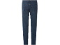 Dunkelblaue Jeans mit Gesäßtaschen, Rückansicht.