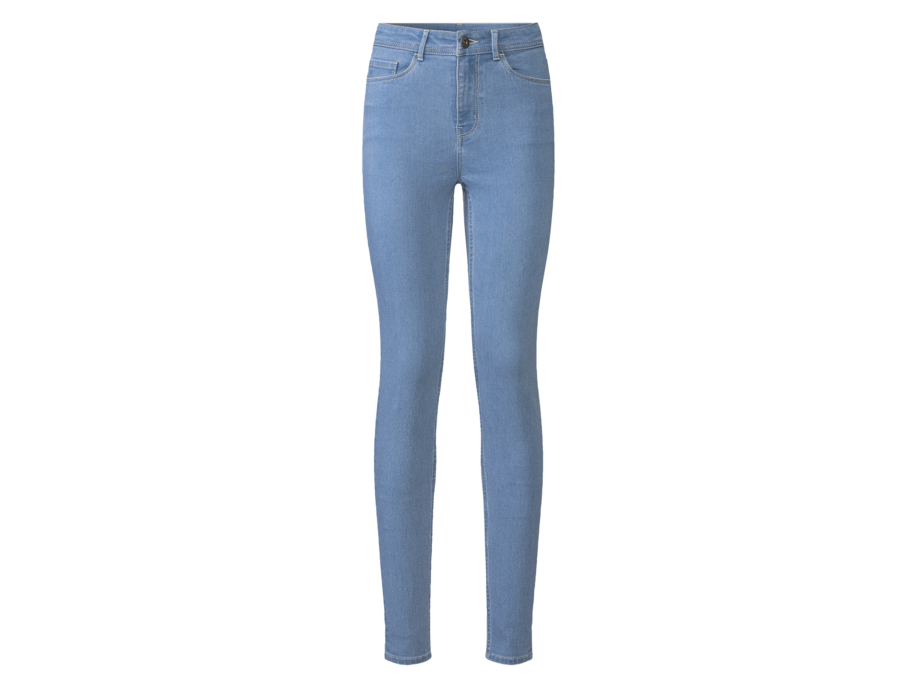 esmara® Damen Jeans Super Skinny Fit Highwaist (Hellblau, 34) | 04055334939003