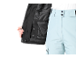Herren-Skijacke in Schwarz und Skihose in Hellblau.