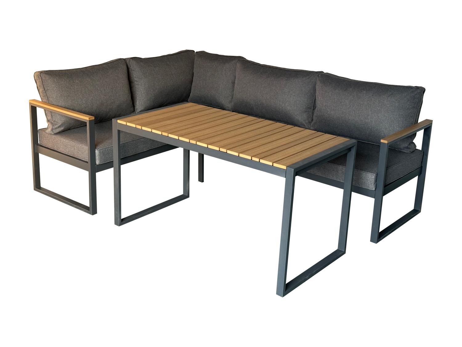 Greemotion Toledo Outdoor Lounge Set Brown 2