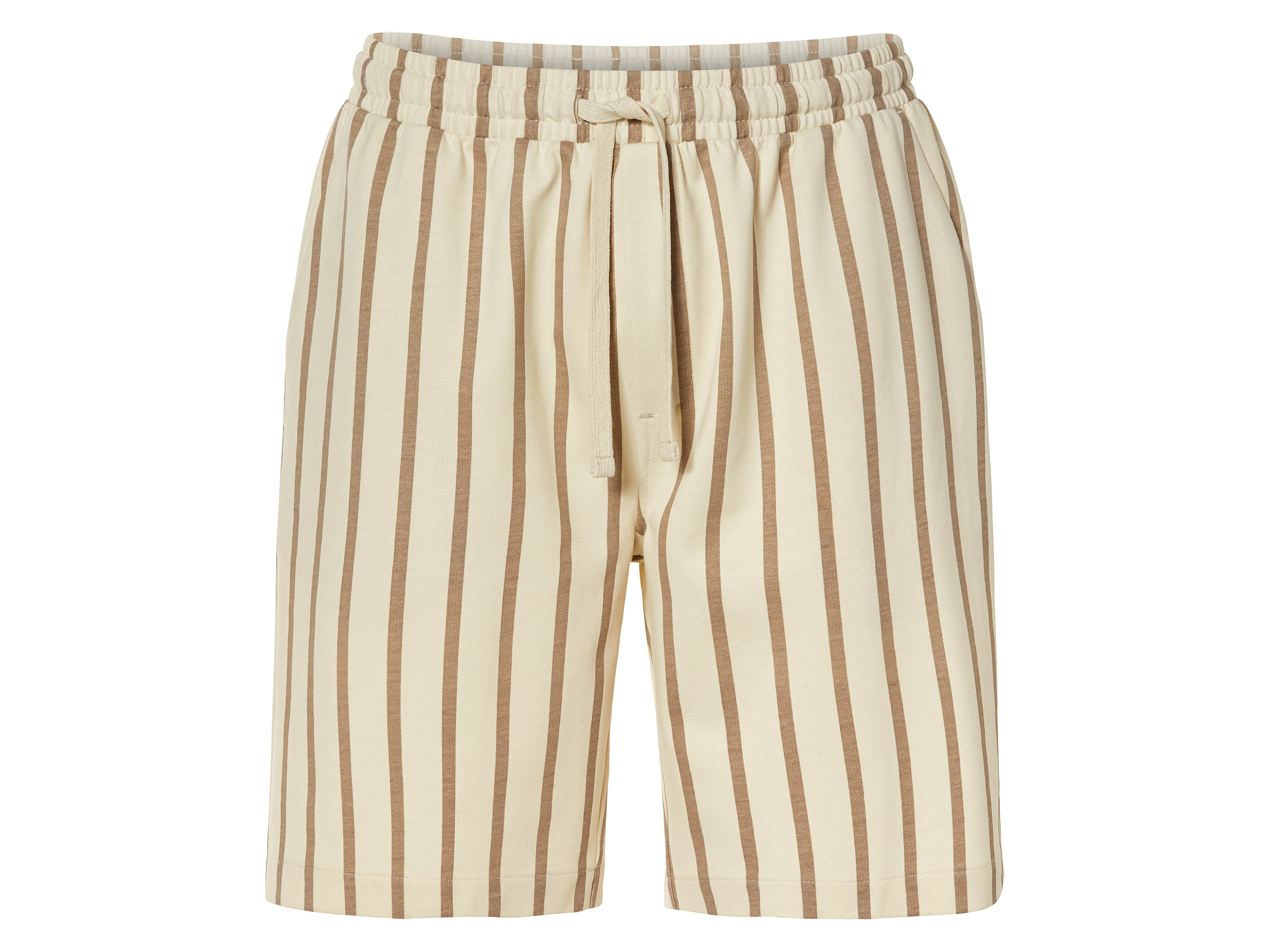 LIVERGY® Herren Shorts (creme/braun, XL(56/58)) | 04335747044519