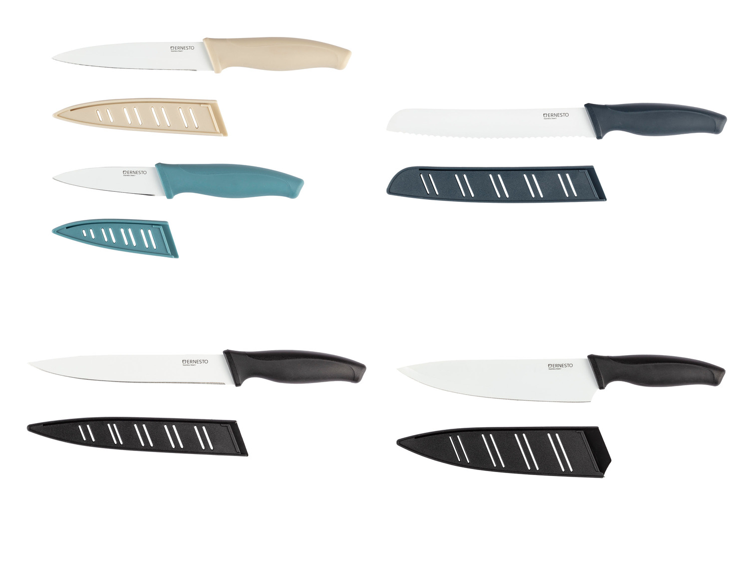 ERNESTO® Messer, mit Klingenschutz online kaufen | LIDL
