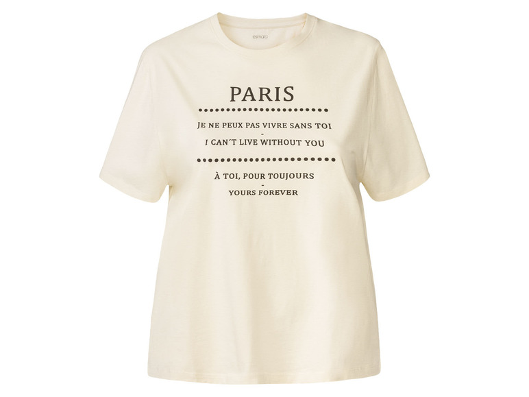 Gehe zu Vollbildansicht: esmara® Damen T-Shirt, aus reiner Baumwolle - Bild 2